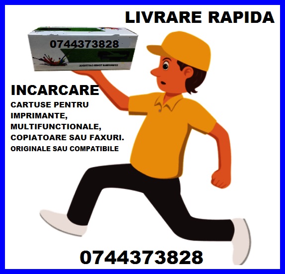 Reincarcari cartuse imprimante 0744373828, multifunctionale, copiatoare si faxuri.