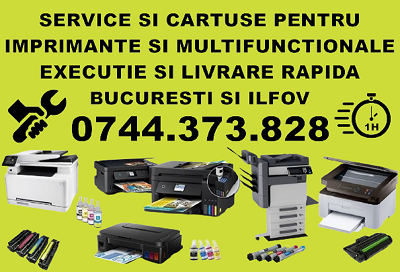 Servicii de reparatii imprimante cu livrare cartuse in Bucuresti si Ilfov