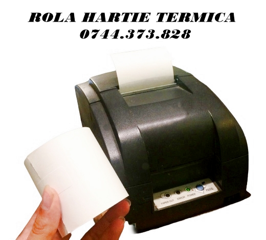 Rola hartie POS,terminale plata,HORECA,note plata,comenzi