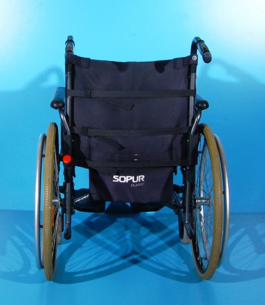 Scaun cu rotile din aluminiu Sopur -  sezut 48 cm