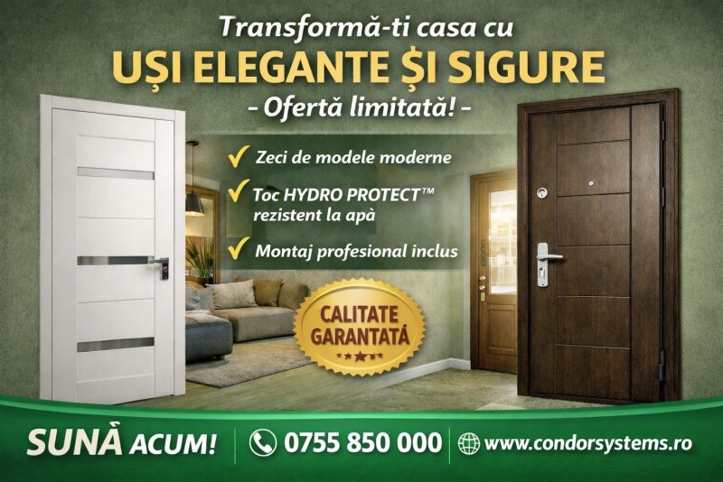 Soluții complete de uși pentru proiecte de anvergură