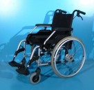 Scaun cu rotile - Meyra   latime sezut 48 cm