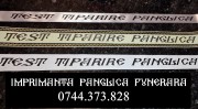 Imprimantă scriere panglici personalizate coroane funerare !