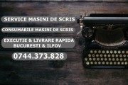 Service, reparatii, curatare masini de scris mecanice in Bucuresti si Ilfov.