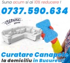 Servicii profesionale de curatare canapele la domiciliu