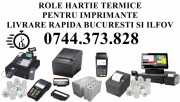 Role hartie termica pentru imprimante de bonuri tip Epson, Samsung Bixolon , TSC, Star, Citizen, Sato, Datecs, Zebra, 