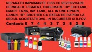 Rapid reparatii imprimante cu rezervoare si livrare flacoane ink in Bucuresti si Ilfov !