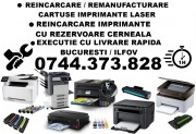Reumplere rezervoare cerneala pentru imprimante: Epson EcoTank, Canon MegaTank, Brother InkBenefit Tank, HP Ink Tank / Smart Tank.    