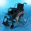 Scaun cu rotile din aluminiu Sopur - latime sezut 46 cm