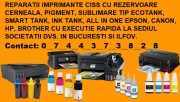 Efectuam reparatii imprimante rezervoare cerneala ecotank in Bucuresti Ilfov !.