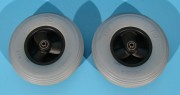 Roata cu cauciuc plin pentru scaun cu rotile 200X50 - set
