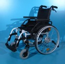 Scaun cu rotile din aluminiu -Breezy   latime sezut 41 cm